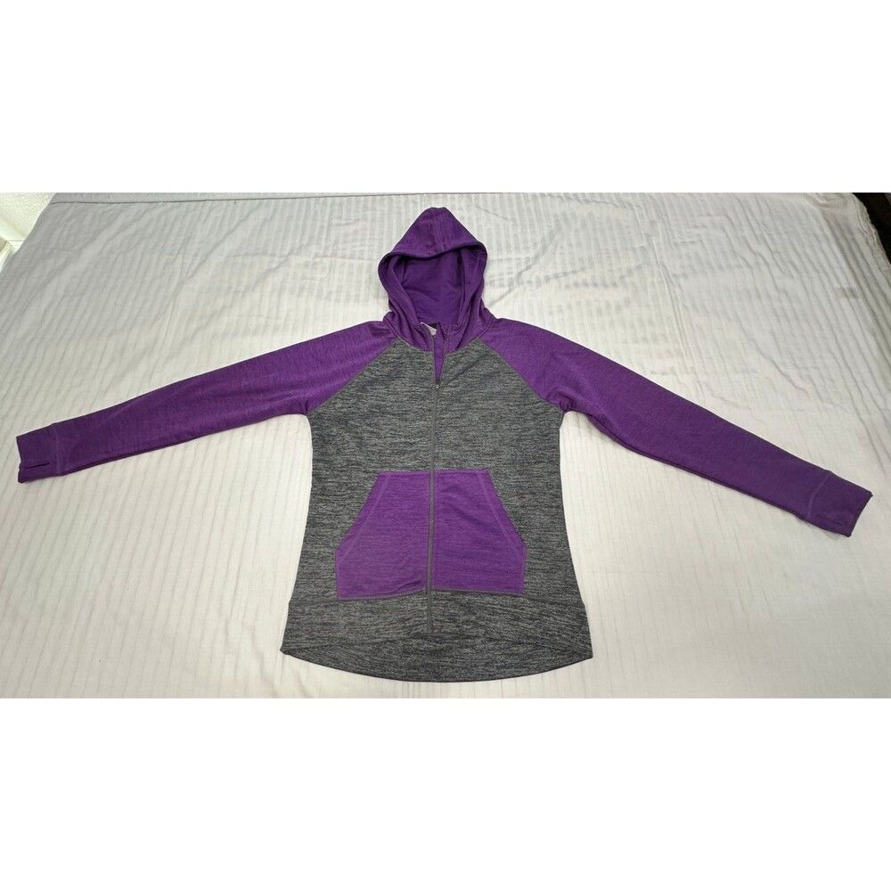 HEAD GIRLS ATHLETIC FULL ZIP HOODIE JACKET SIZE L